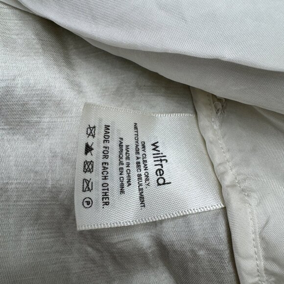 Aritizia Wilfred Women's Generation Linen Blend Blazer Crem Jacket, Size XS - Picture 5 of 10